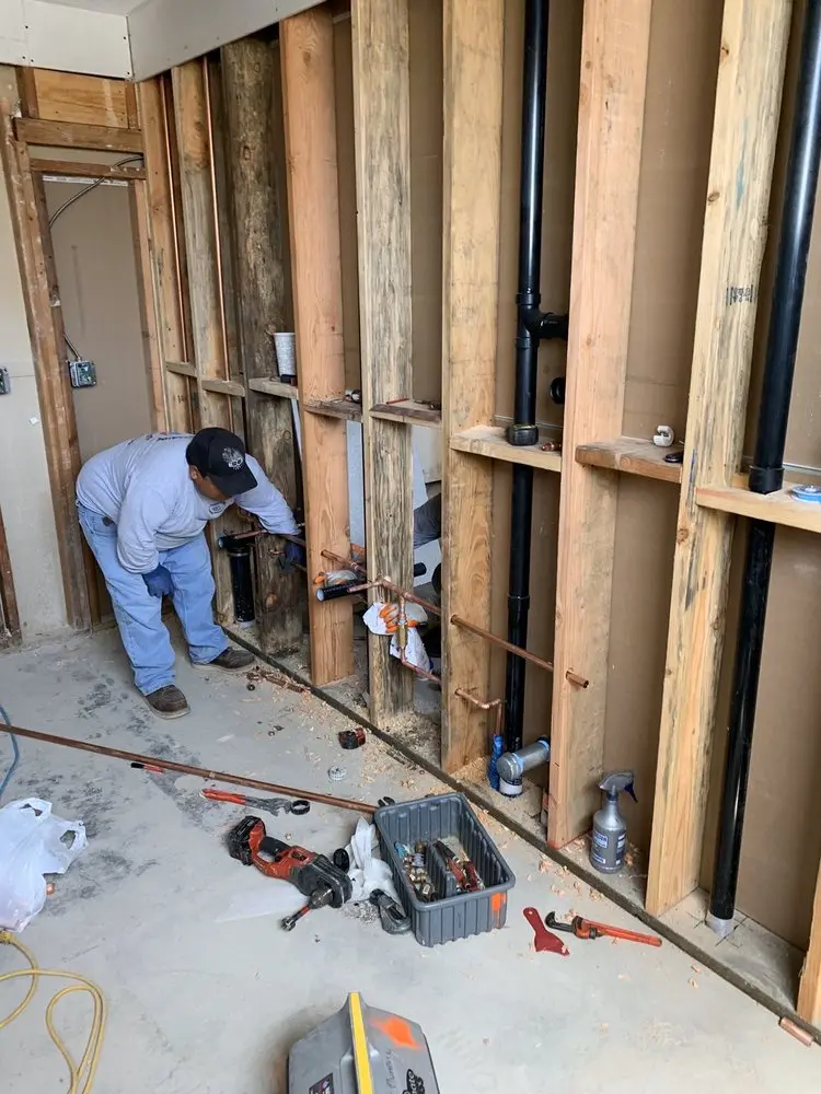 Commercial rough-in plumbing for Gas Line Repair in Dobbins Creek